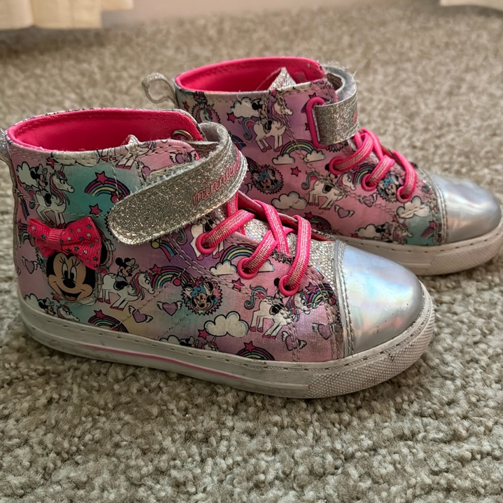 Disney’s Minnie Mouse high top shoes